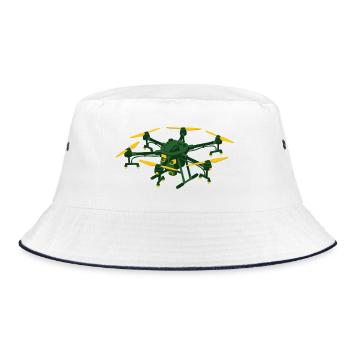 Logo agricole des drones agricoles - Bob - blanc/marine - Devant