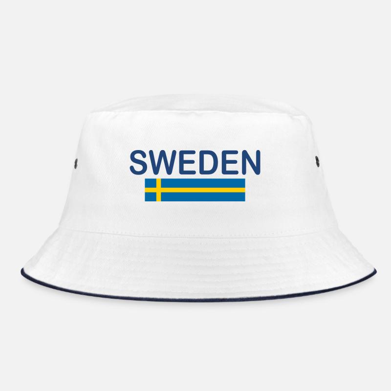 Sweden flag Bucket Hat