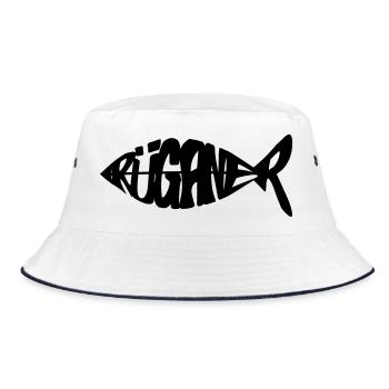 Rüganer Fisch - Rügen - Bucket Hat - white/navy - Front