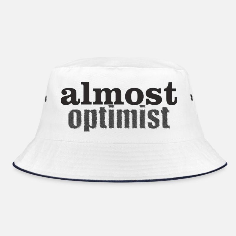 optimist - Bucket Hat - Weiß/Navy
