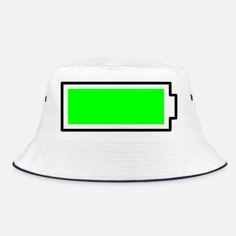 Batterie de conception de bloc vert néon pleine énergie Bob