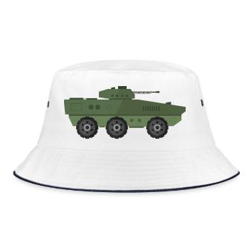 Char militaire - Bob - blanc/marine - Devant