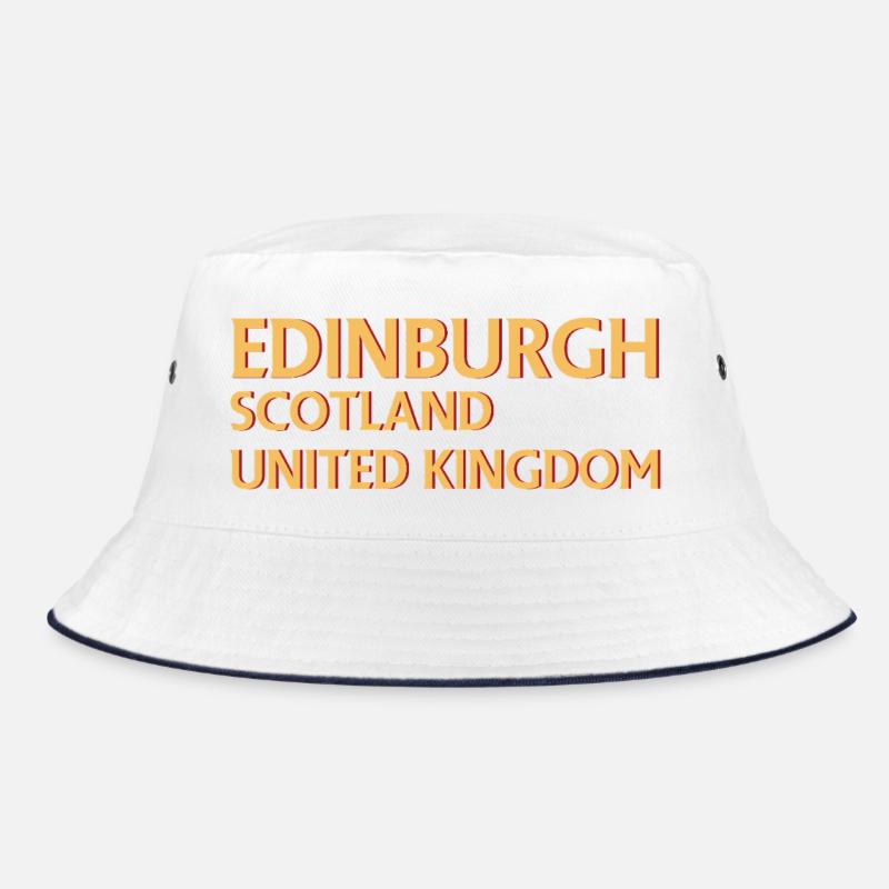 Edinburgh – Scotland Textdesign Bucket Hat