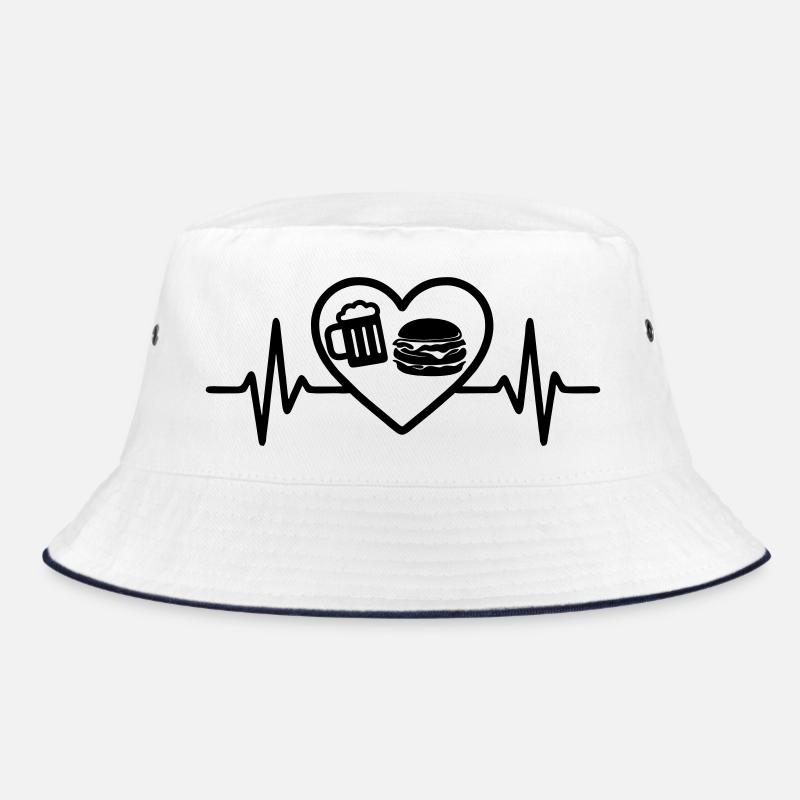 Herz Burger Bier Bucket Hat
