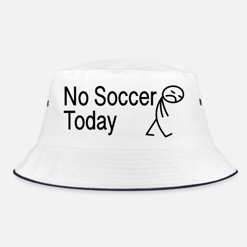 Fußball Spruch Geschenkidee Strichmann Bucket Hat