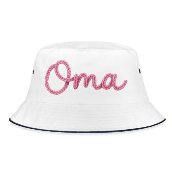 granny - Bucket Hat - white/navy - Front