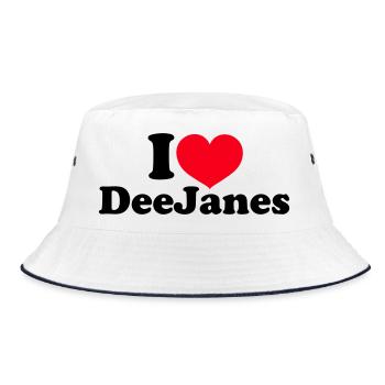 J’adore les DeeJanes - Bob - blanc/marine - Devant