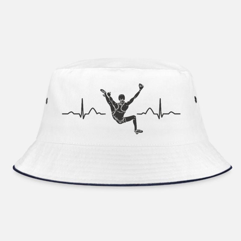 Boulderer heartbeat Bouldering Bouldering Bucket Hat