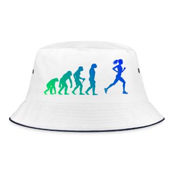 Idée de cadeau pour la course à pied pour un amateur de course - Bob - blanc/marine - Devant