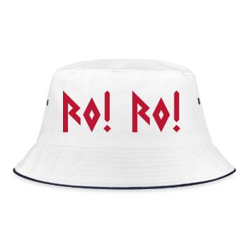 Calm! Calm! – Norwegian Viking - Bucket Hat - white/navy - Front