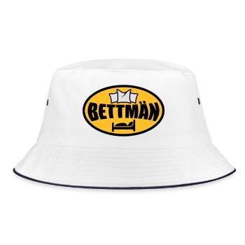 Bettman - Bucket Hat - Weiß/Navy - Vorne