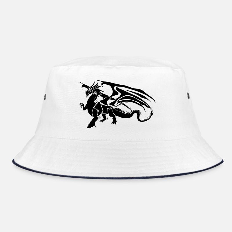 schwarzer Drache Bucket Hat