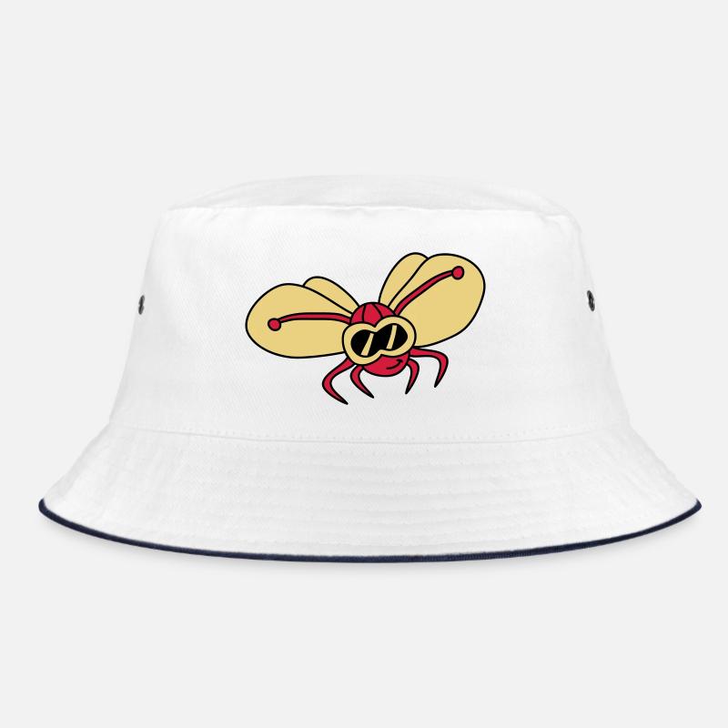 butterfly_pilot_3c Bucket Hat