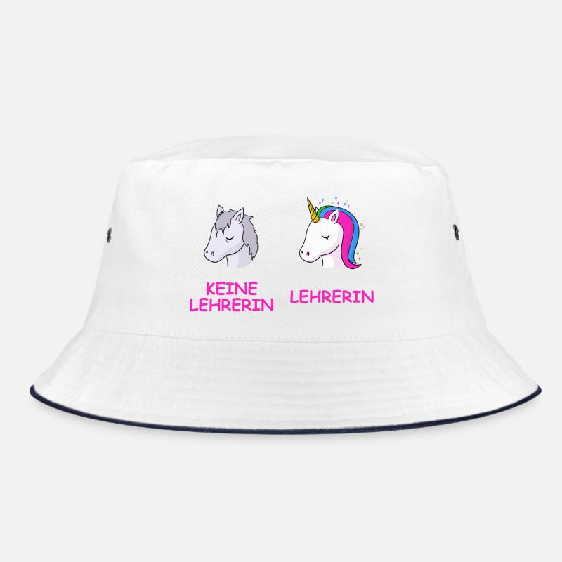 Unicorn Kontrast Lehrerin Bucket Hat