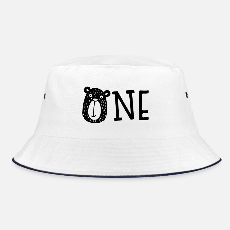 Finally One - Birthday - Gift - Bear - Birth Bucket Hat