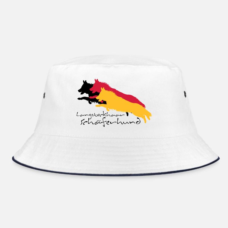 langstockhaar schäferhund Bucket Hat