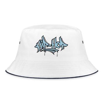 Hip Hop - Bob - blanc/marine - Devant