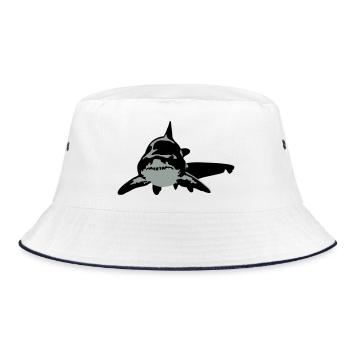 requin - Bob - blanc/marine - Devant