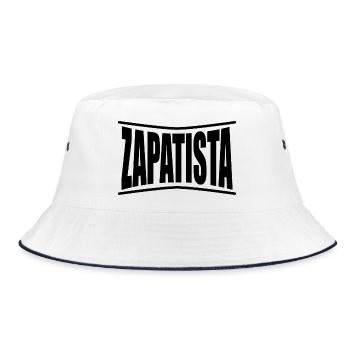 zapatista ezln emiliano zapata Mexico - Bucket Hat - white/navy - Front