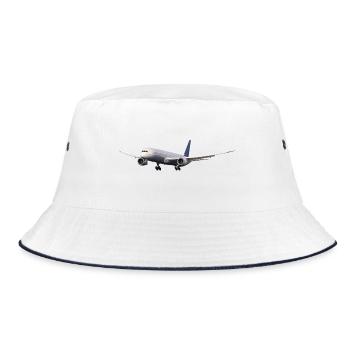 B-787 - Bucket Hat - Weiß/Navy - Vorne