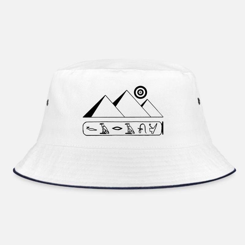 Pyramids and black pharaohs Bucket Hat