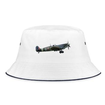 Spitfire - Bucket Hat - white/navy - Front