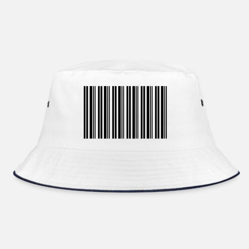 Barcode Strichcode Nerd IT Technik Design Bucket Hat