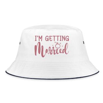 I’m Getting Married - Bachelorette Party Cadeau - Bob - blanc/marine - Devant