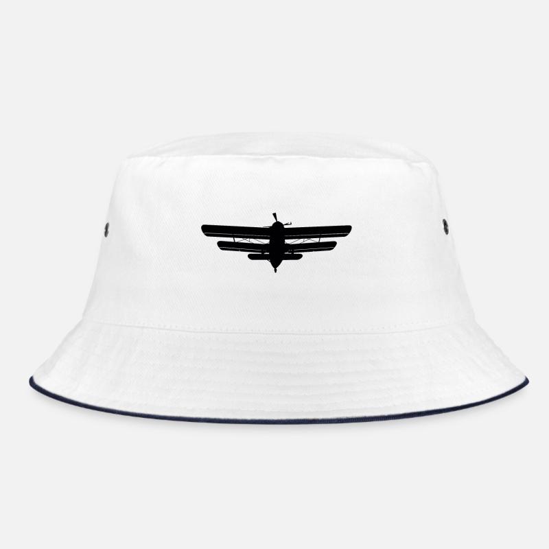 An-2 - Bucket Hat - Weiß/Navy