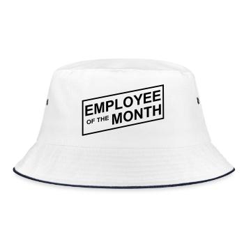 Employee of the Month - Bucket Hat - white/navy - Front