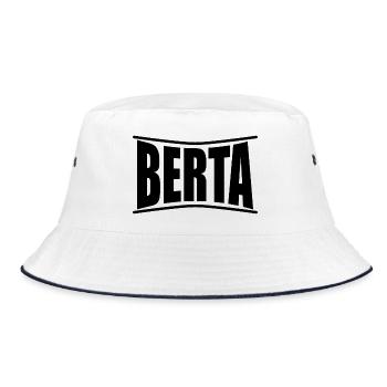 Idée cadeau t-shirt Berta - Bob - blanc/marine - Devant