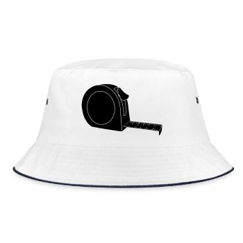 Taille du rouleau mesurant le lind - Bob - blanc/marine - Devant