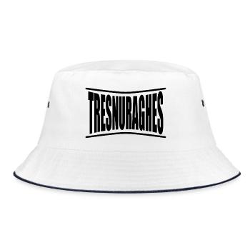 Tresnuraghes t-shirt Sardinia - Bucket Hat - white/navy - Front