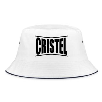 Idée cadeau t-shirt Cristel - Bob - blanc/marine - Devant