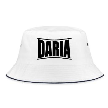 Daria t-shirt t-shirt idée cadeau - Bob - blanc/marine - Devant