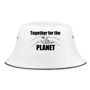 Ensemble pour notre terre - Bob - blanc/marine - Devant
