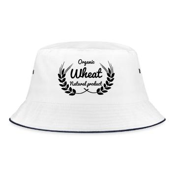 Corn grain wheat natural product - Bucket Hat - white/navy - Front