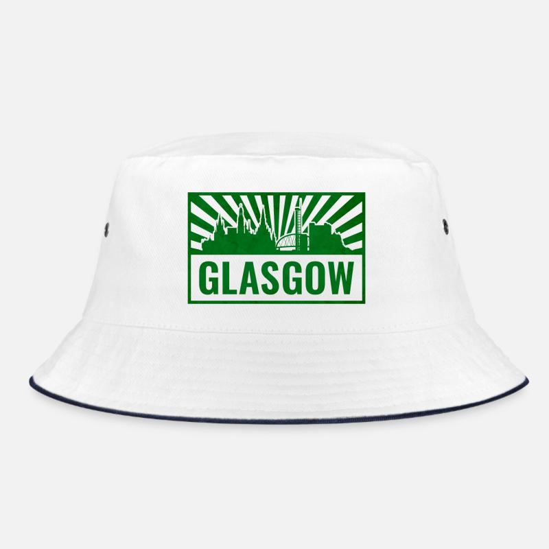 Impression sérigraphique de la Skyline de Glasgow Bob