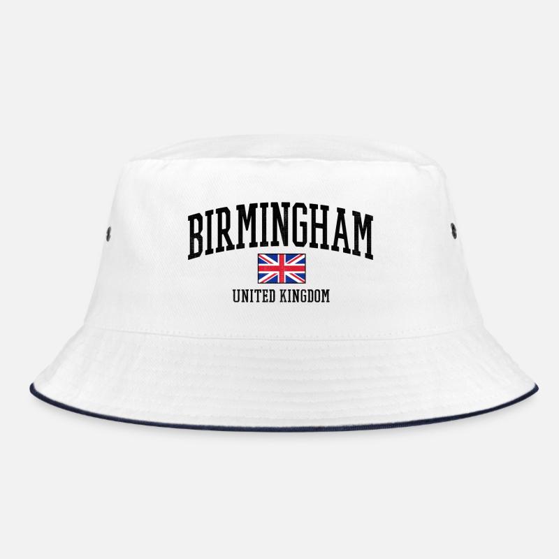 Birmingham Design mit UK Flagge Bucket Hat