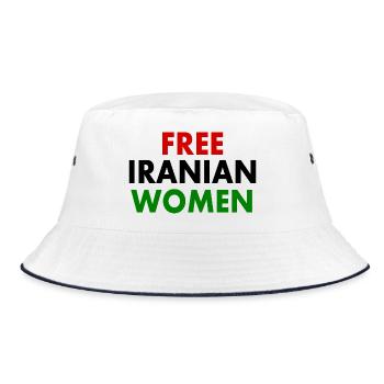 Free iranian women - Bob - blanc/marine - Devant