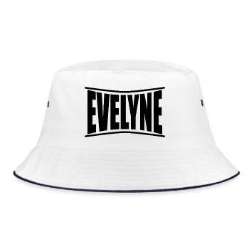 t-shirt Evelyne t-shirt idée cadeau - Bob - blanc/marine - Devant