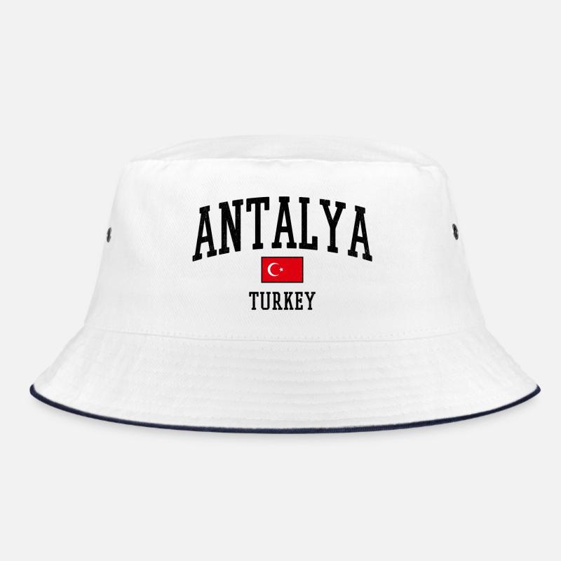 Small Turkish Crescent Emblem Bucket Hat
