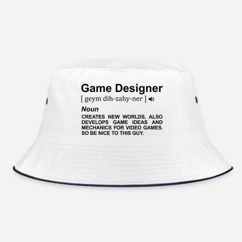 Game Designer Dictionary Bucket Hat