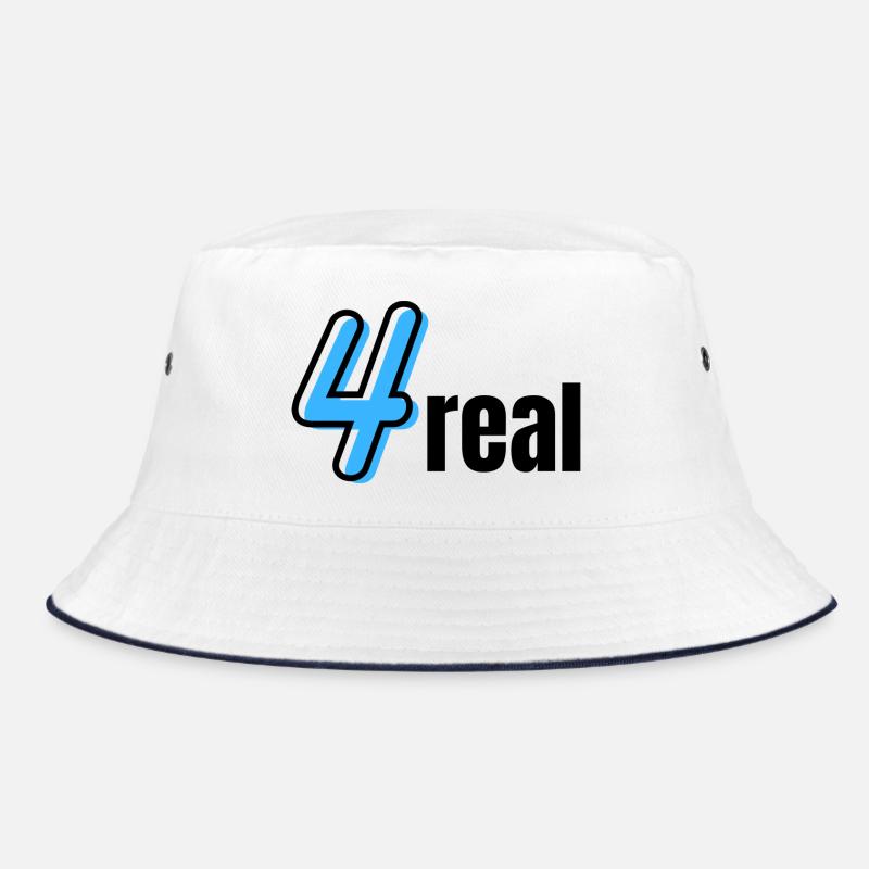 Neon Vier Typografie Bucket Hat