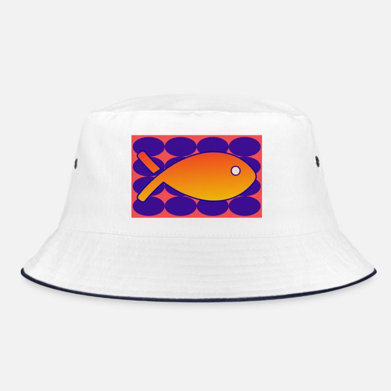 POISSON - Bob - blanc/marine