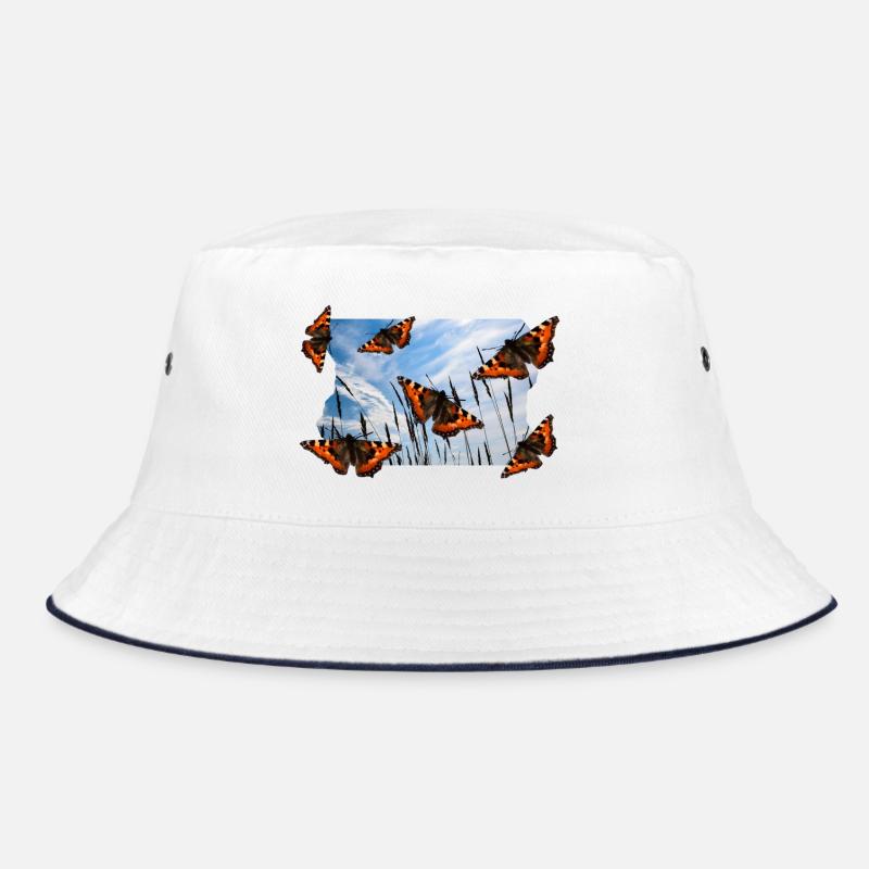 PAPILLON - Bob - blanc/marine