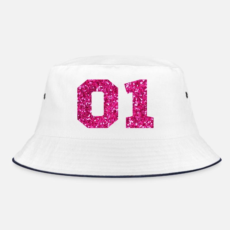 Nummer 1 Pink Glitter - 1. Jahrestag Bucket Hat
