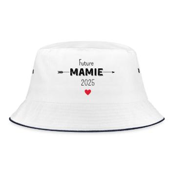 Future mamie 2025 - Bob - blanc/marine - Devant