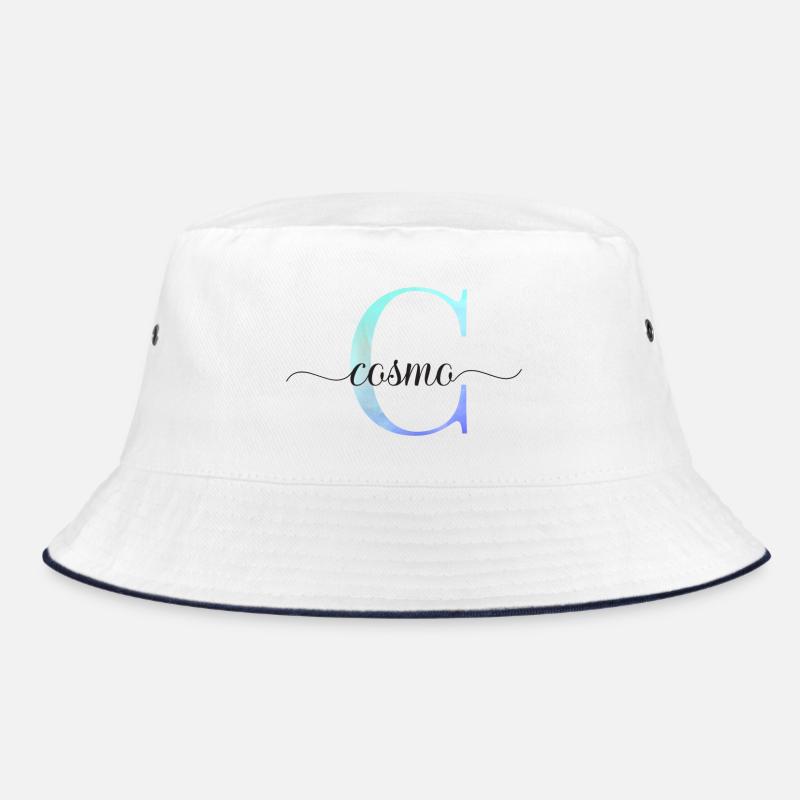 C| Monogramm | Name | Cosmo| Watercolor Bucket Hat