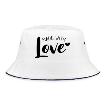 Fait avec amour - Bob - blanc/marine - Devant